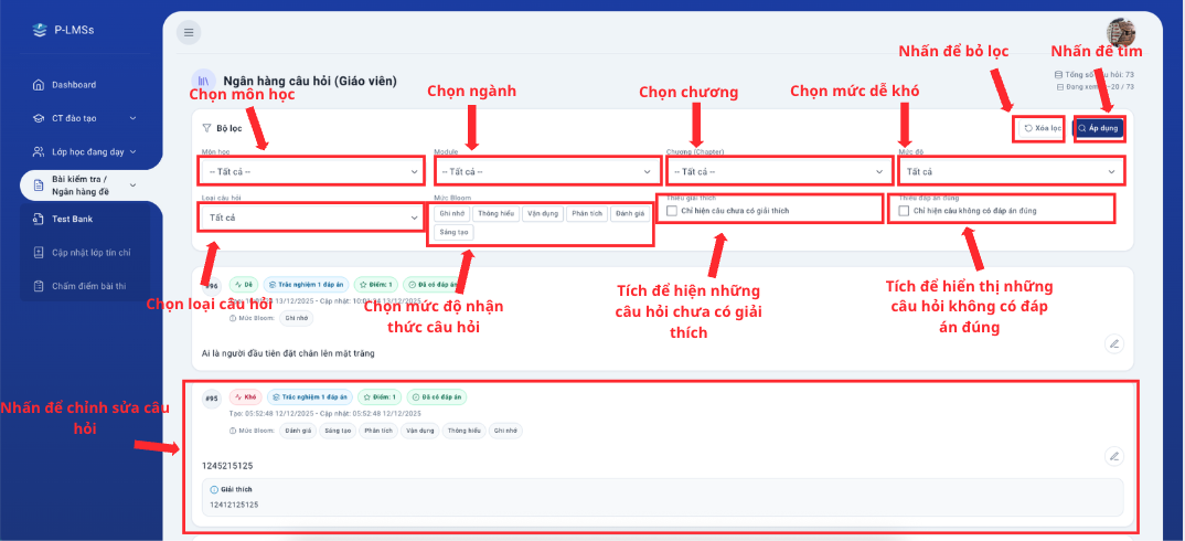 Báo cáo Gamification — điểm theo sinh viên, thống kê theo thời gian