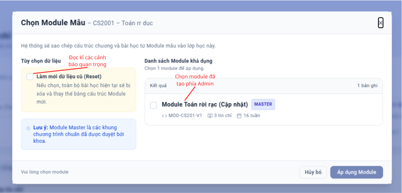 Danh sách sinh viên — thêm thủ công, import Excel, lọc theo lớp